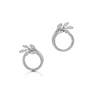 Đôi khuyên tai Tiffany Victoria® Small Circle Diamonds