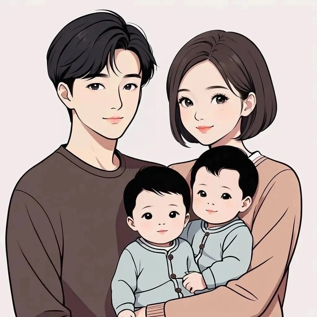 Nụ cười ấm áp, tình yêu ngọt ngào, gia đình là nơi bình yên nhất.