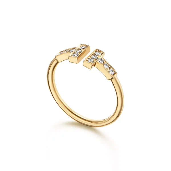Nhẫn Tiffany T Diamond 18k Gold