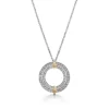 Vòng cổ Tiffany Edge Circle Diamond