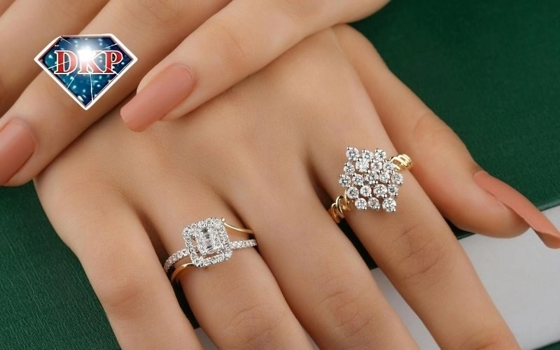 Nhẫn kim cương halo